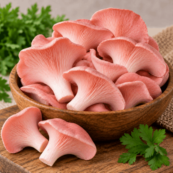 Fresh Pink Oyster Mushroom