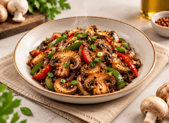 Spicy Mushroom Stir Fry